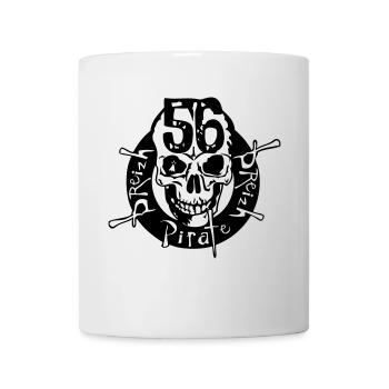 56 breizh pirate head of death skull morbihan - Mug - white - Front