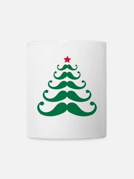 Weihnachtsbaum - Tasse - Weiß