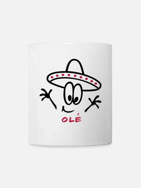 Sombrero Ole Mexico - Tasse - Weiß