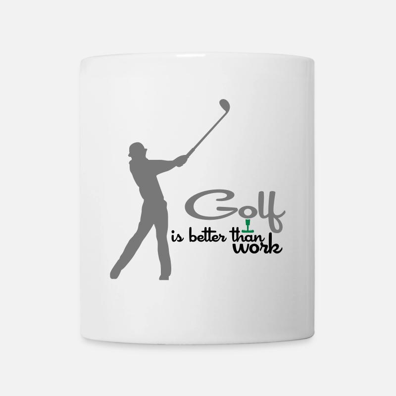 golf - Mug blanc - blanc