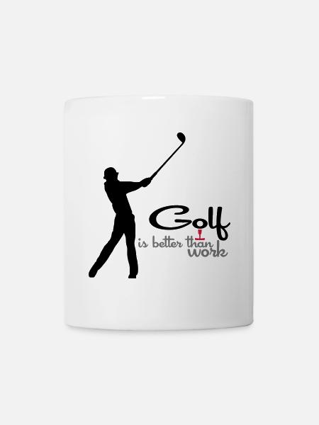 golf - Mug blanc - blanc