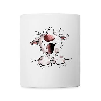 Funny Fluffy Cat - Cats - Cat - Kitten - Mug - white - Front