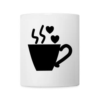 I love Coffee - coffee cup - coffee - Mug - white - Front