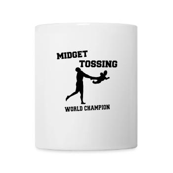 Midget Tossing World Champion Design - Mug - white - Front