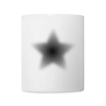 Star Pixel Asterisk Dots - Mug - white - Front