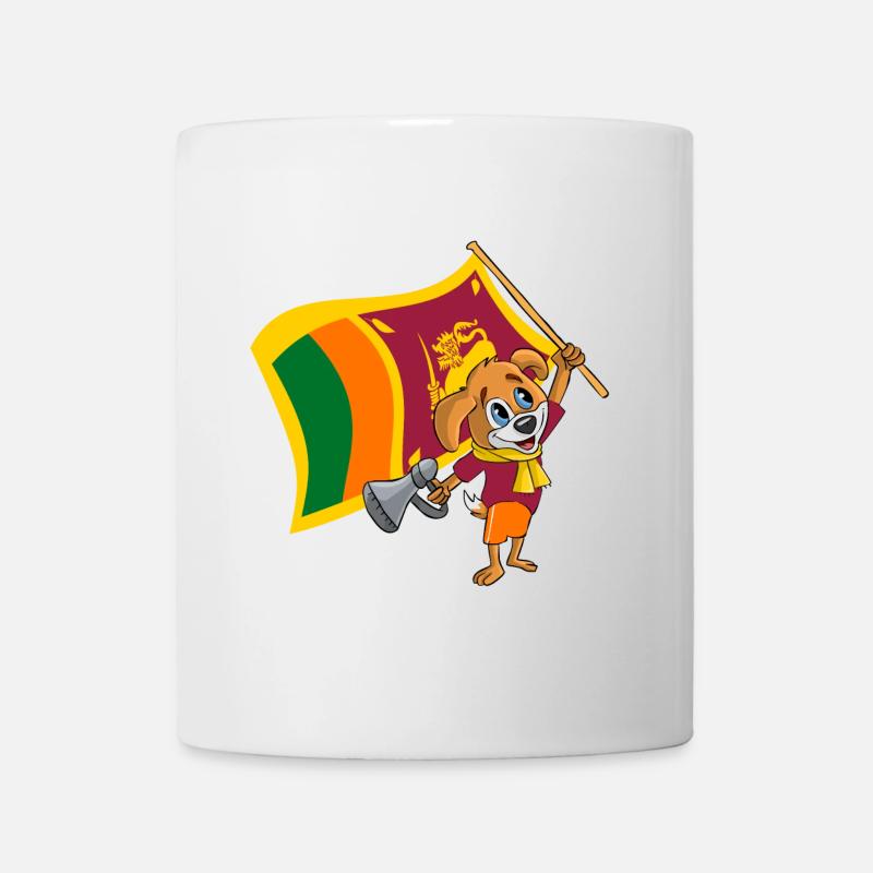 Chien fan du Sri Lanka - Mug blanc - blanc