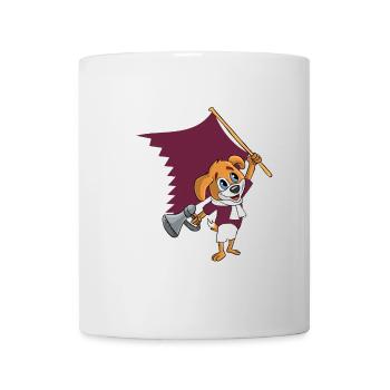 Qatar Fan Dog - Mug - white - Front