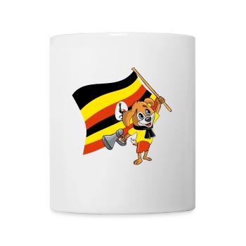 Uganda Fan Dog - Mug - white - Front