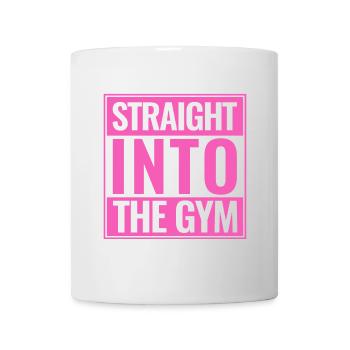 Gymnase sportif disant directement dans le gymnase - Mug blanc - blanc - Devant