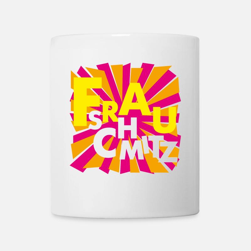 Frau Schmitz - Tasse - Weiß