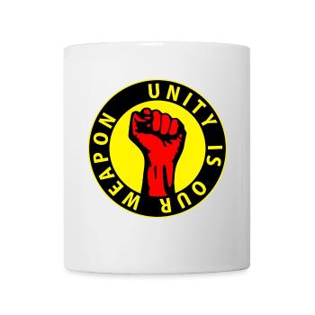 Digital - unity is our weapon - against capitalism - Tasse - Weiß - Vorne