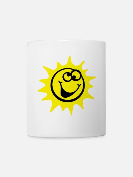 sun 2c comic style - Mug - white