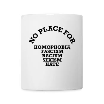 NO PLACE FOR... 3000 - Mug blanc - blanc - Devant