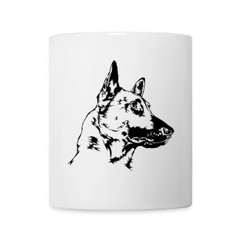 BELGIAN MALINOIS Wilsigns Dog Portrait Dog Dogs - Mug - white - Front