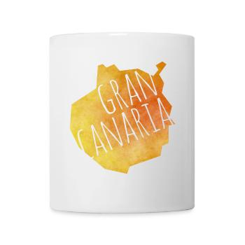 Gran Canaria - Tasse - Weiß - Vorne