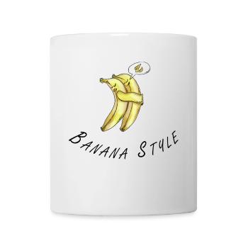 Style banane - Mug blanc - blanc - Devant