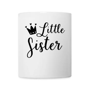 Schwester Geschwister Familie Geschenk - Tasse - Weiß - Vorne