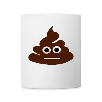 Poop - Tasse - Weiß - Vorne