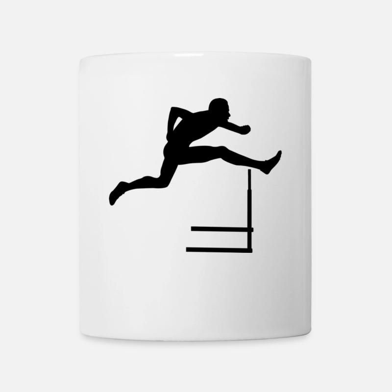 Hurdles athletics - Mug - white