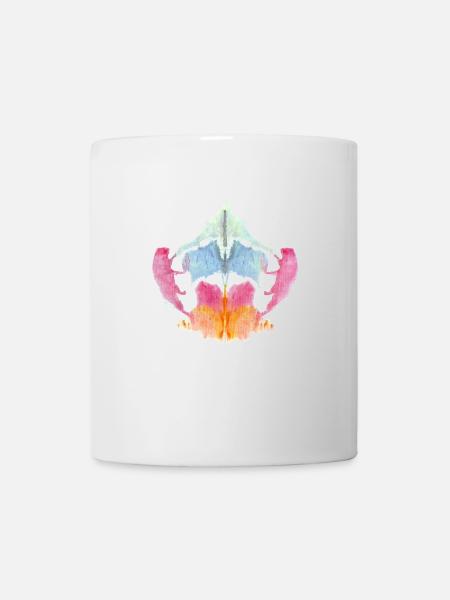Rorschach encre psychologie de l'image - Mug blanc - blanc