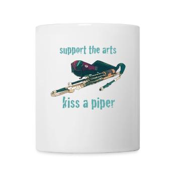 uilleann pipes - Mug blanc - blanc - Devant