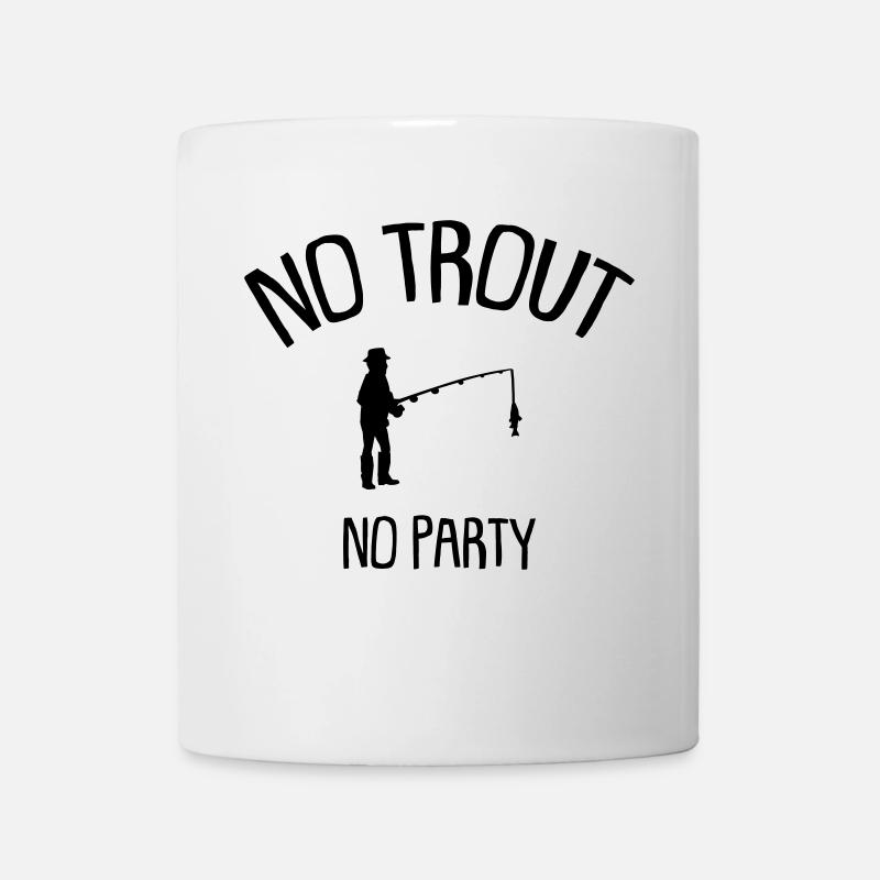 pas de truite pas de fête - Mug blanc - blanc