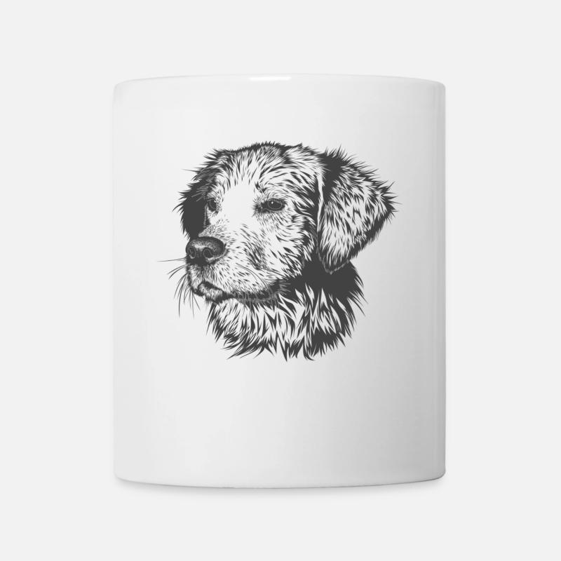 chien - Mug blanc - blanc