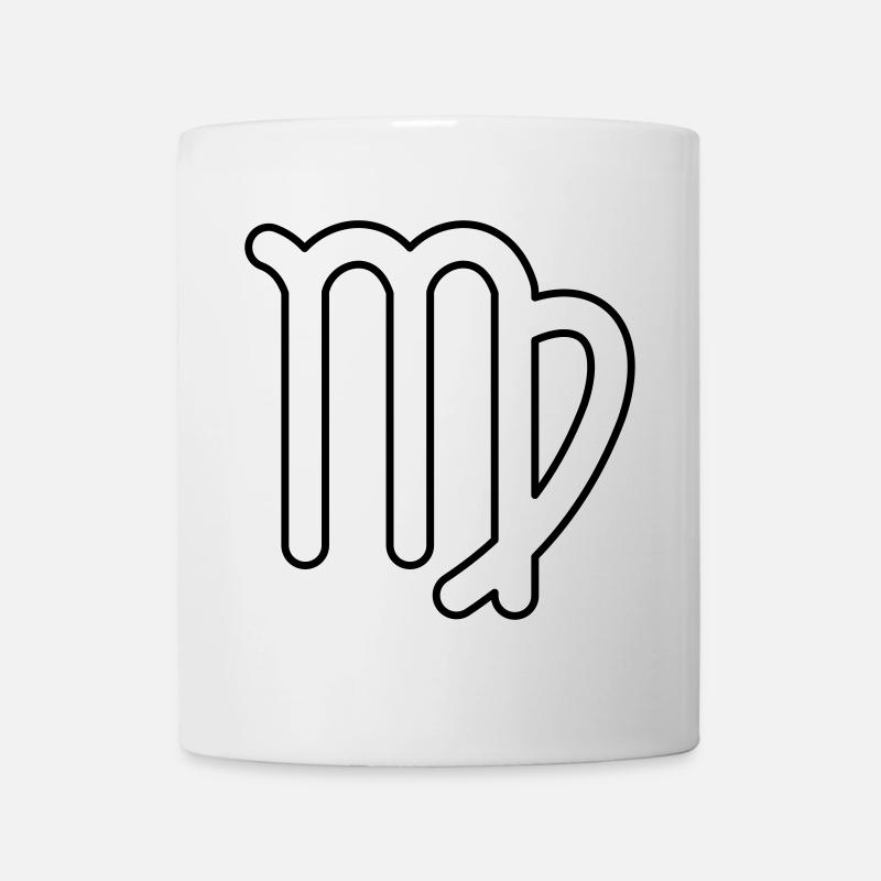 Signe du zodiaque constellation du zodiaque vierge - Mug blanc - blanc