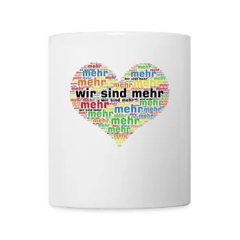 Nous sommes plus colorés - Mug blanc - blanc - Devant