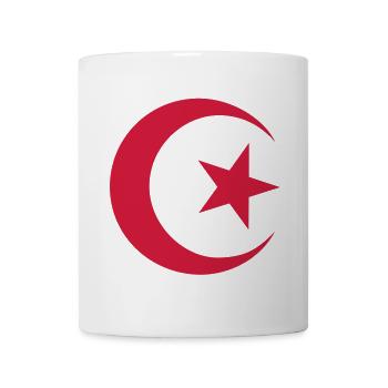 Drapeau algérien - Mug blanc - blanc - Devant