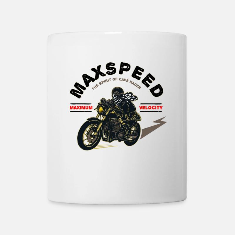 Cafe Racer Moto Rétro - Mug blanc - blanc