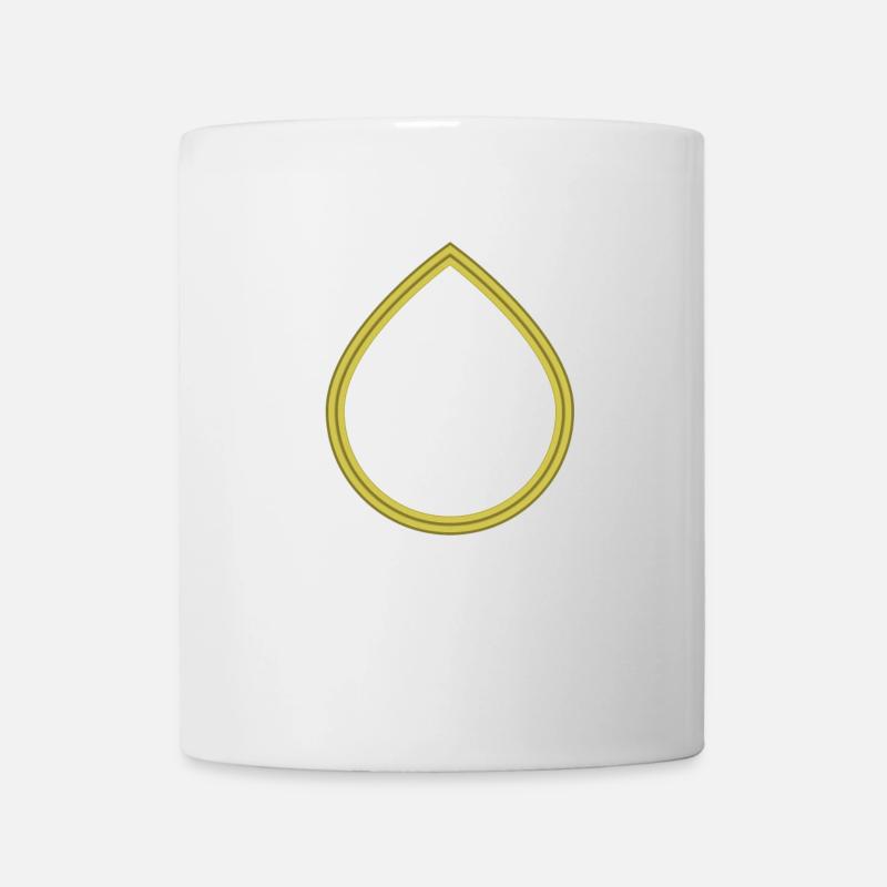 Goutte d'eau de pluie - Mug blanc - blanc