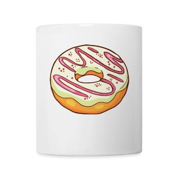 Donuts Confiserie Cookie Törtchen Kuchen Torten - Tasse - Weiß - Vorne