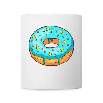 Donuts Confiserie Cookie Törtchen Kuchen Torten - Tasse - Weiß - Vorne