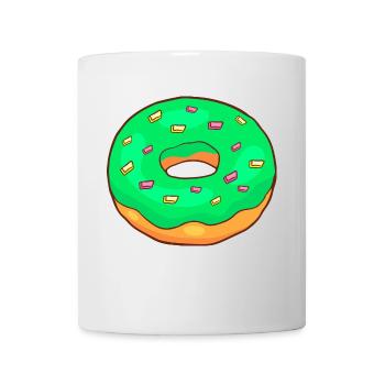 Donuts Confiserie Cookie Törtchen Kuchen Torten - Tasse - Weiß - Vorne