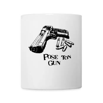 Setzen Sie Ihre Waffe NT ... - Tasse - Weiß - Vorne