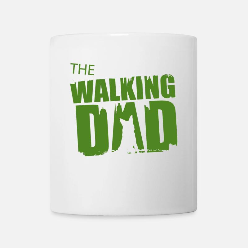 Idée cadeau de berger allemand à pied Père Gassi - Mug blanc - blanc