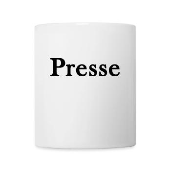 presse - Mug blanc - blanc - Devant