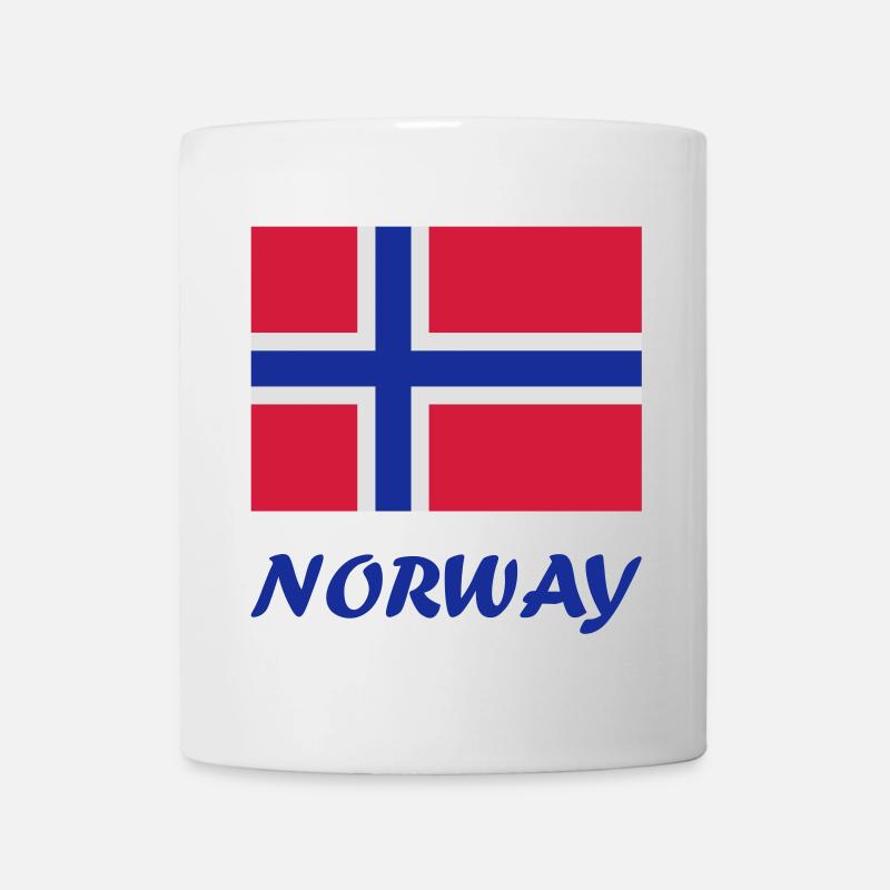 Norwegian flag - Mug - white