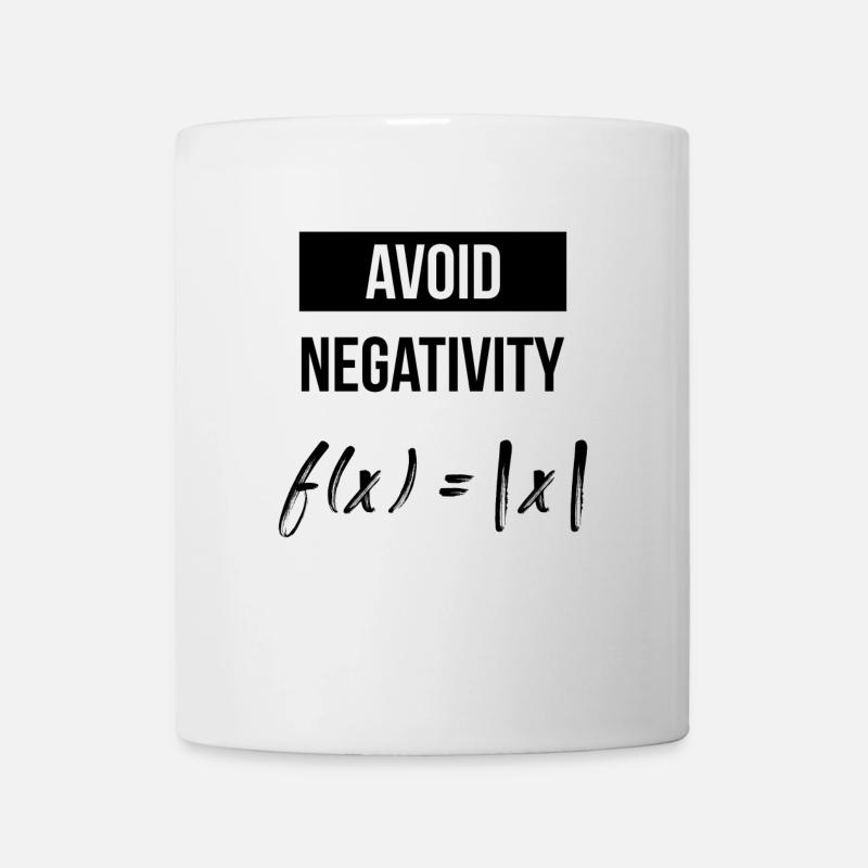 Avoid Negativity - Tasse - Weiß