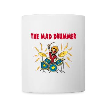 le batteur fou - Mug blanc - blanc - Devant