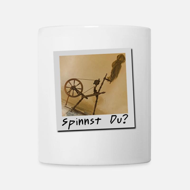 Spinnst Du? - Tasse - Weiß