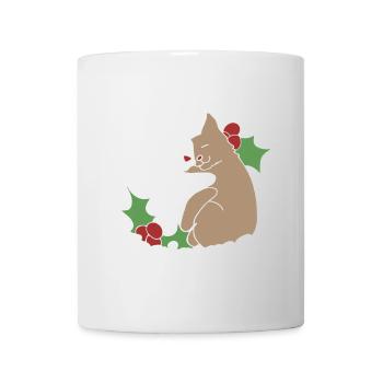 Meowy Christmas Shirt - Mug - white - Front