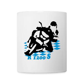 1200s_bayern_Fahne - Tasse - Weiß - Vorne
