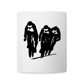 Cycling track - Mug - white - Front