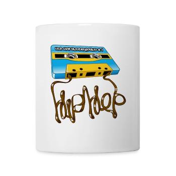 Cassette hip-hop underground - Tasse - Weiß - Vorne