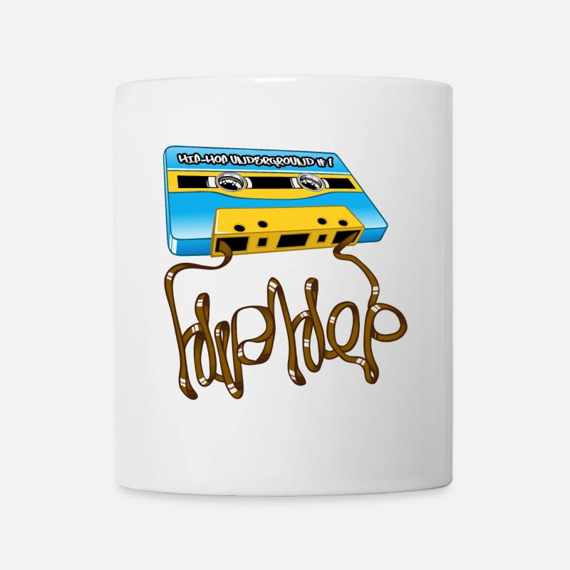 Cassette hip-hop underground - Tasse - Weiß
