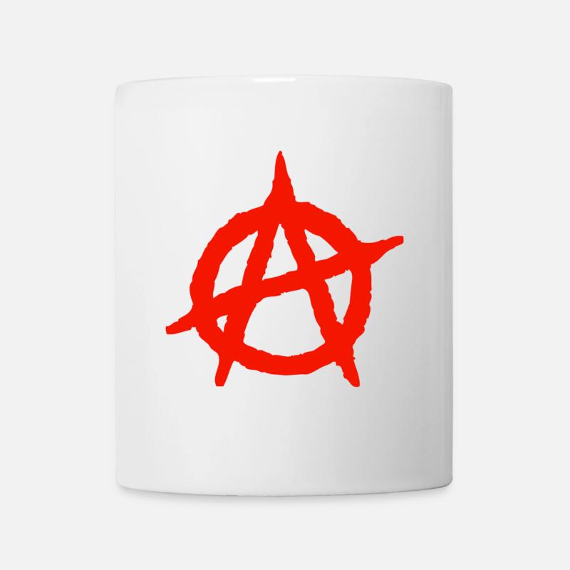 anarchie - Mug blanc - blanc