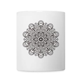 Mandala Mandala - Tasse - Weiß - Vorne