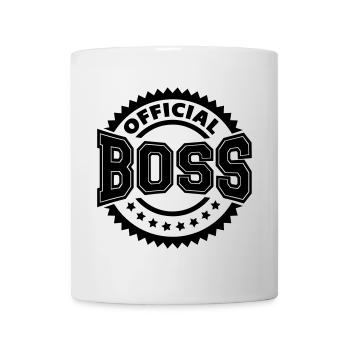 Boss (Stempel) - Tasse - Weiß - Vorne